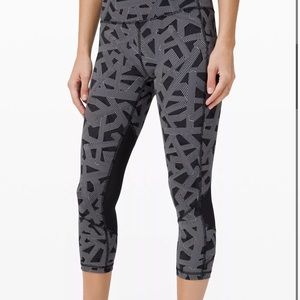 Lululemon pace rival high-rise crop 22”, size 4